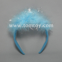 fluffy led crown headband tm101-049-bl  